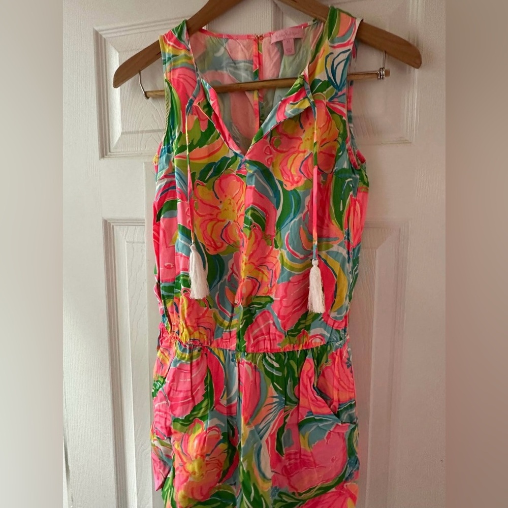 LILLY PULITZER - “So A Peeling” tybee romper XS EUC